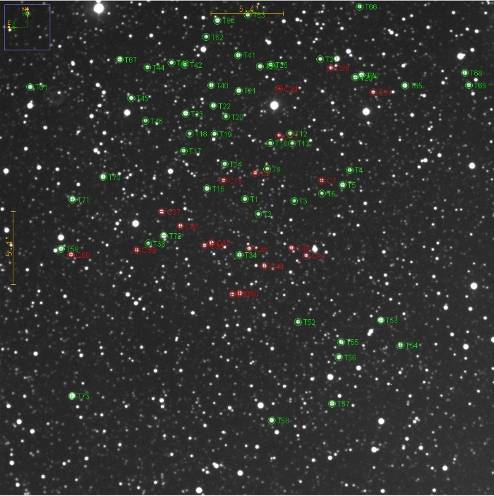 Mapka - HAT-P-23, JD 2458625.44747