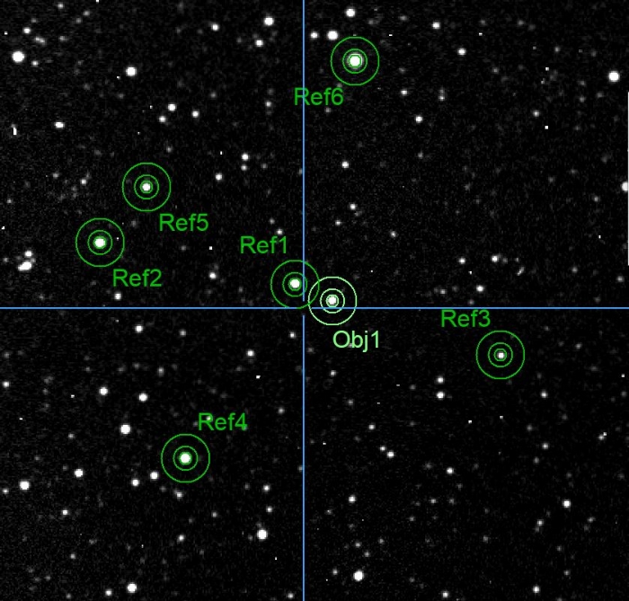 Mapka - CoRoT-2, JD 2458687.34696