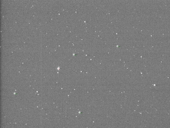 Mapka - WASP-33, JD 2458725.45251