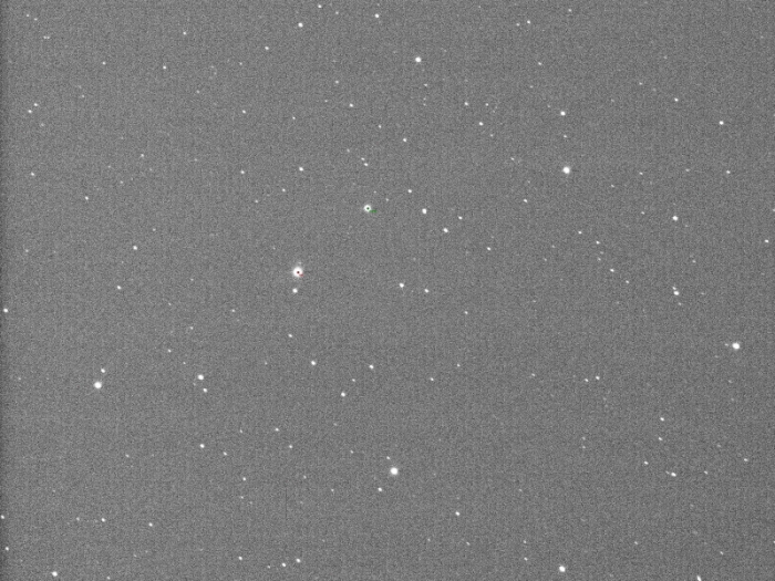 Mapka - WASP-33, JD 2458742.53273