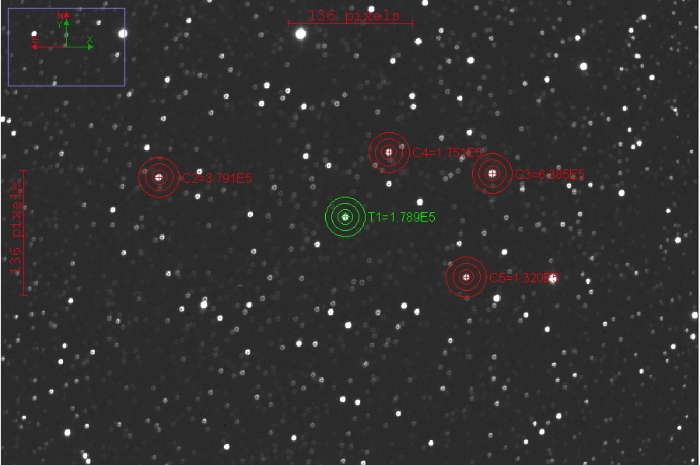 Mapka - HAT-P-23, JD 2458755.27399