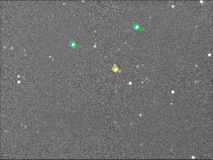 Mapka - WASP-33, JD 2458818.16532