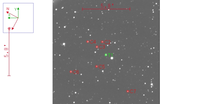 Mapka - HAT-P-56, JD 2458822.43800