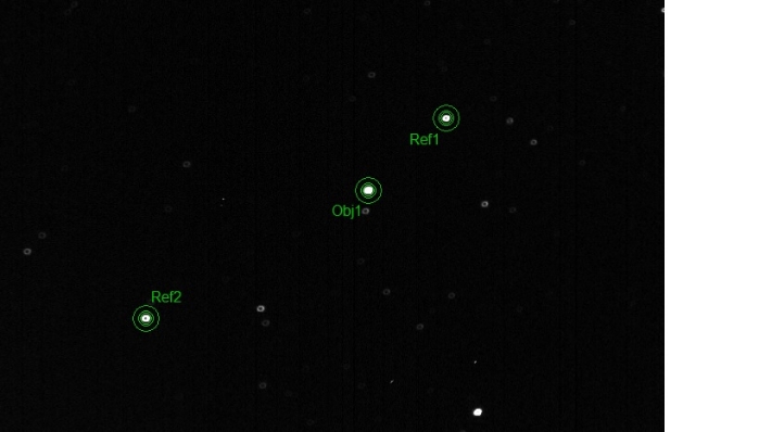 Mapka - WASP-33, JD 2458863.28453
