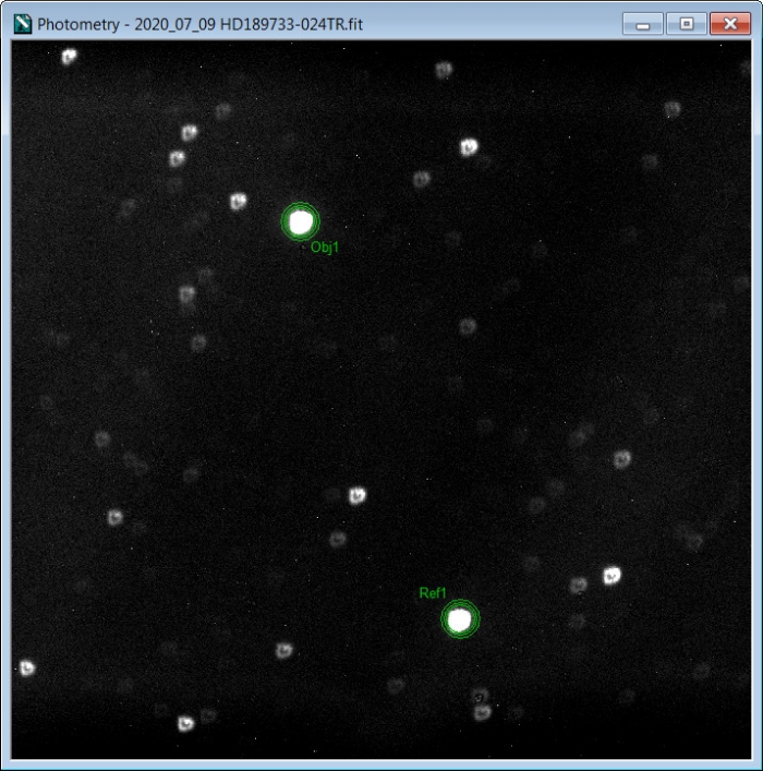 Mapka - HD189733, JD 2459040.44917