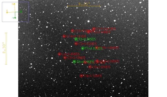Mapka - HAT-P-23, JD 2459041.42342