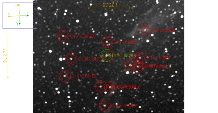 Mapka - KELT-16, JD 2459053.31308