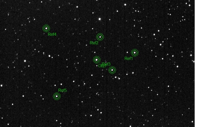 Mapka - TrES-2, JD 2459111.25452