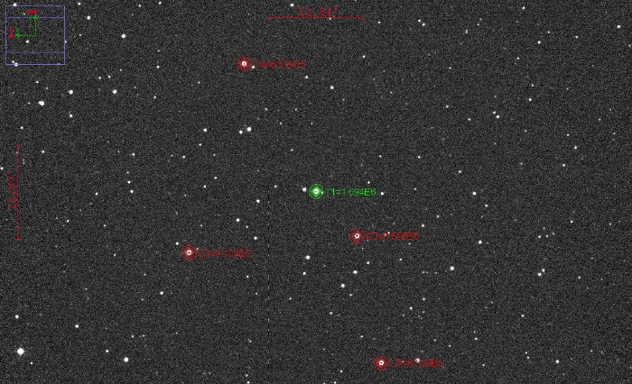Mapka - WASP-33, JD 2459174.35818