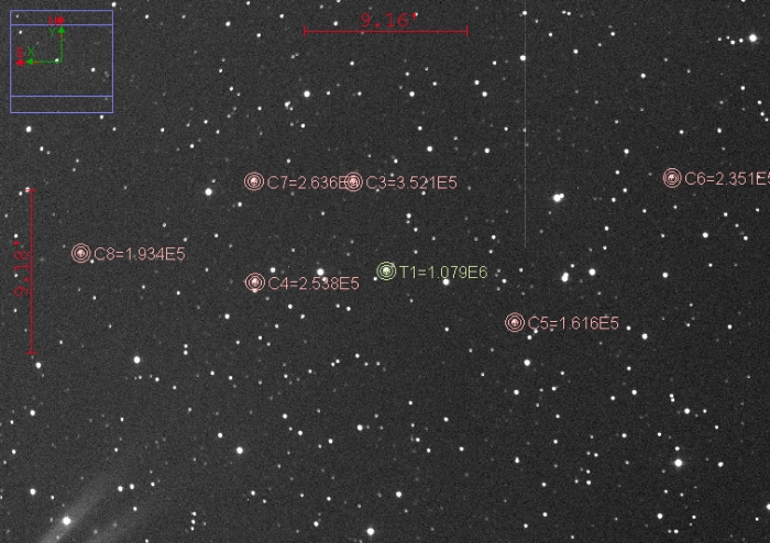 Mapka - WASP-1, JD 2459093.39703
