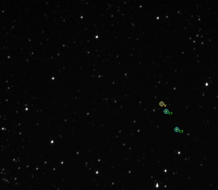 Mapka - CoRoT-1, JD 2459276.28259