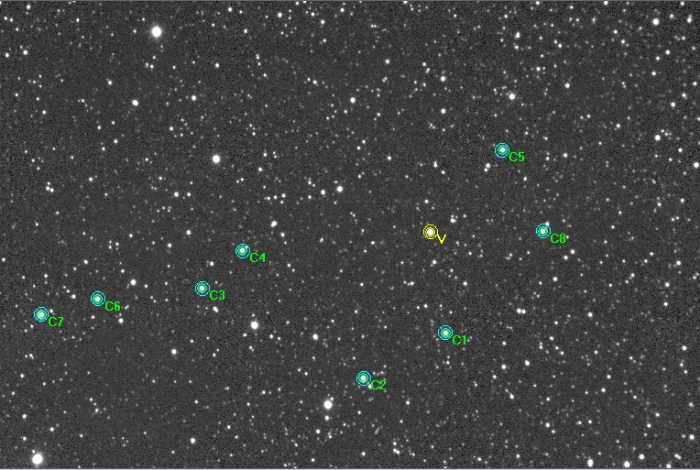 Mapka - TOI 1168, JD 2459323.45720