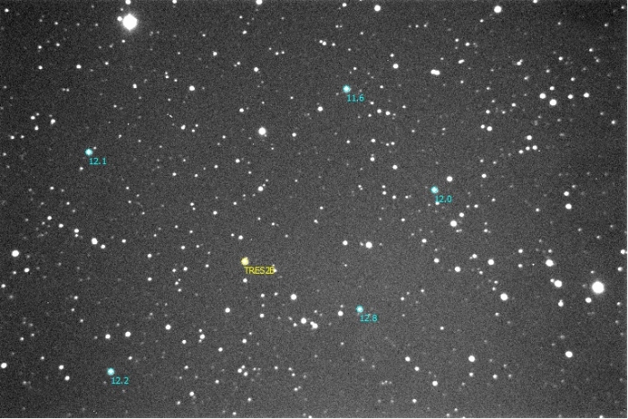 Mapka - TrES-2, JD 2459390.44599
