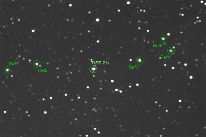 Mapka - TrES-2, JD 2459400.37252