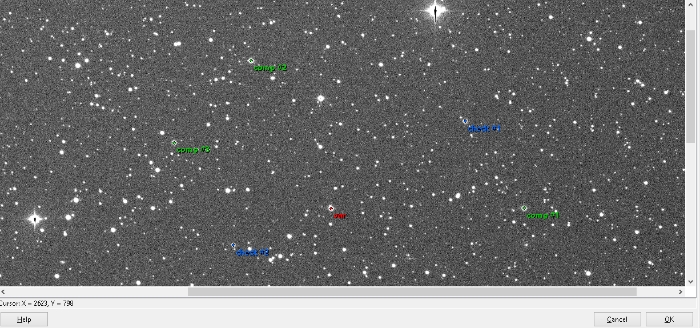 Mapka - TrES-2, JD 2459432.41660