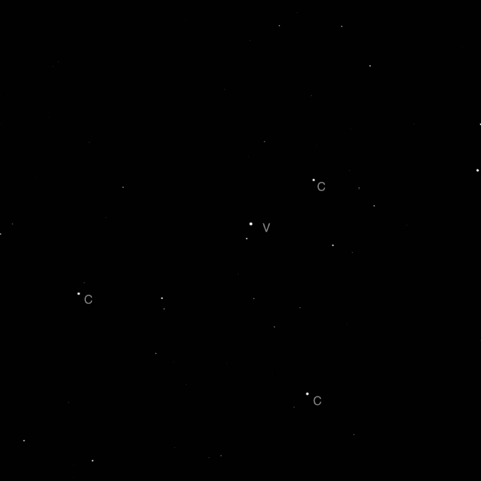Mapka - WASP-33, JD 2459530.59405
