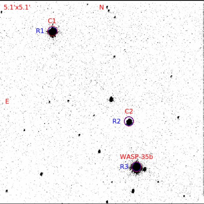 Mapka - WASP-35, JD 2459527.67167