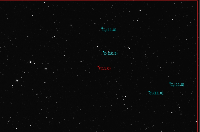Mapka - WASP-19, JD 2459619.53298