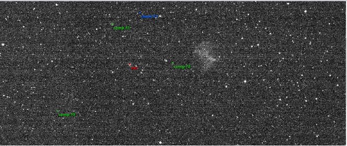 Mapka - HD189733, JD 2459781.42600