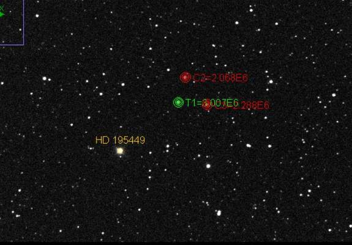 Mapka - WASP-2, JD 2459843.35043