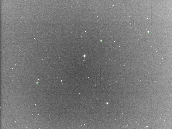 Mapka - WASP-33, JD 2459845.28544