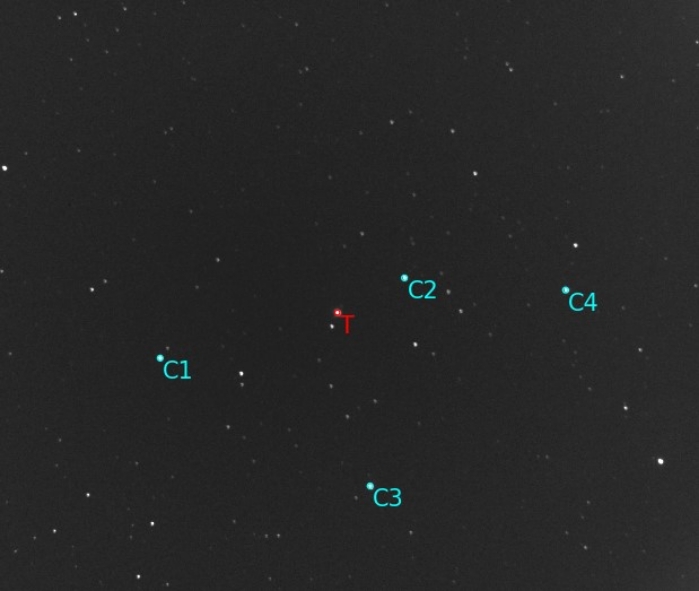 Mapka - WASP-33, JD 2459862.36173