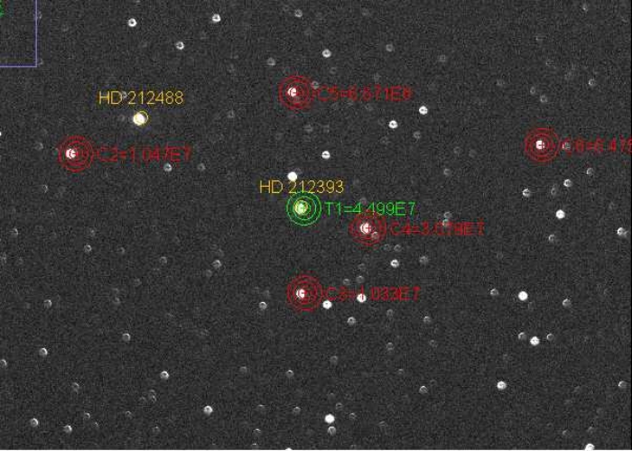 Mapka - TOI-1417, JD 2459885.29566