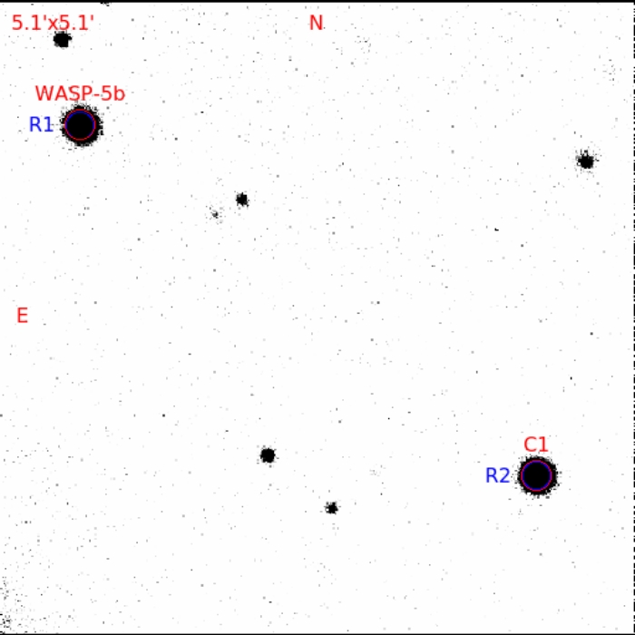 Mapka - WASP-5, JD 2459897.58751