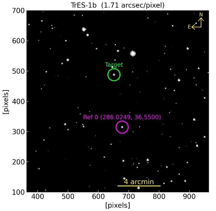 Mapka - TrES-1, JD 2459510.48129
