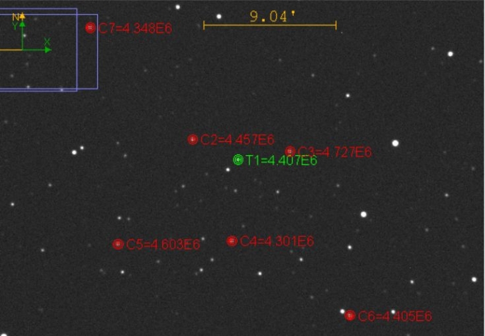 Mapka - HAT-P-25, JD 2459958.27476