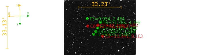 Mapka - WASP-12, JD 2459974.70409