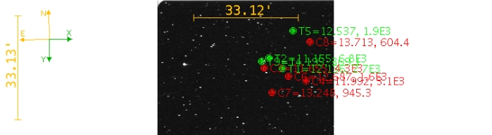 Mapka - WASP-43, JD 2459976.90350