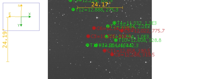 Mapka - TrES-2, JD 2459370.67758