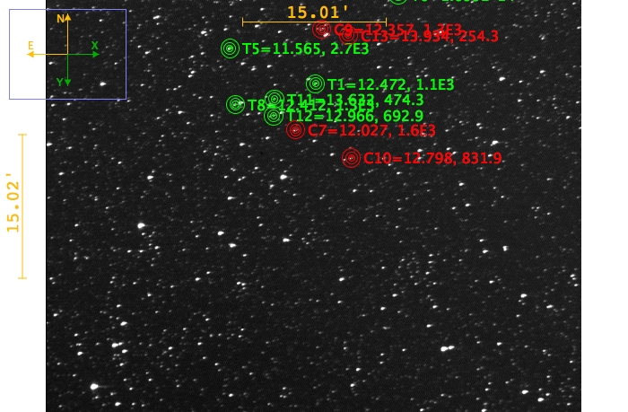 Mapka - CoRoT-2, JD 2459382.77413