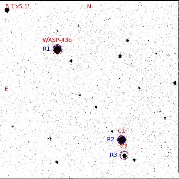 Mapka - WASP-43, JD 2459990.75024
