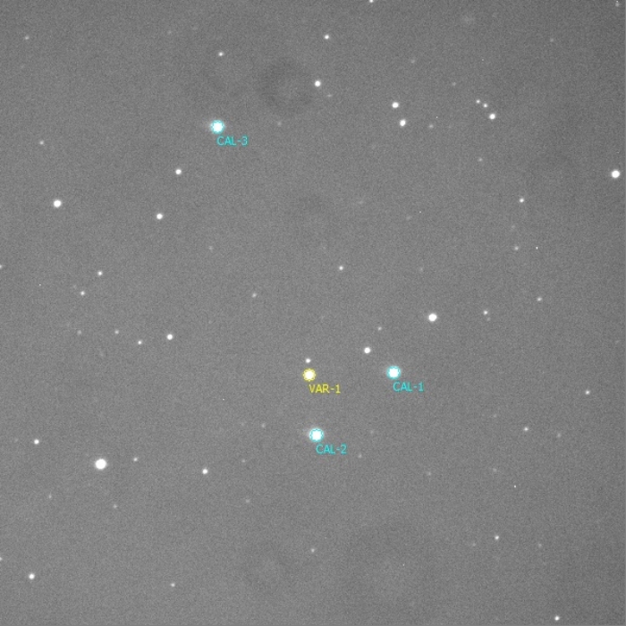 Mapka - TOI 2119.01, JD 2460031.51613