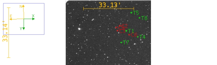 Mapka - WASP-43, JD 2460003.74762