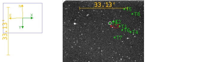 Mapka - WASP-43, JD 2460012.67073