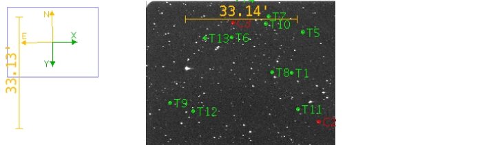 Mapka - WASP-43, JD 2460029.75431