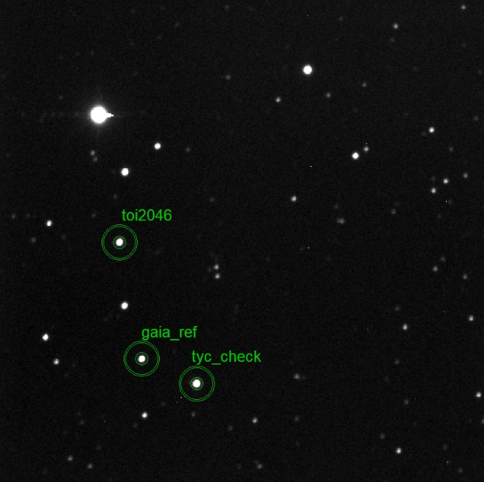 Mapka - TOI-2046, JD 2459979.59607