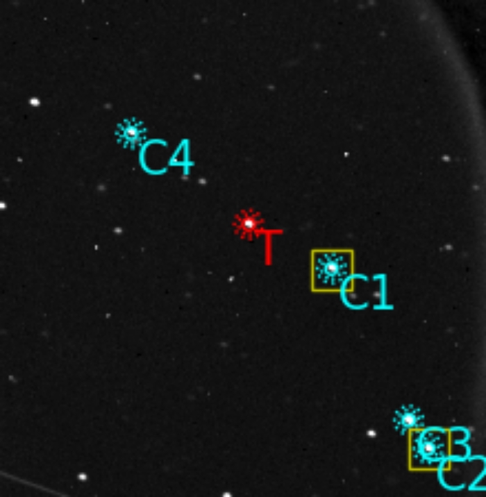 Mapka - K2-121, JD 2460042.34779