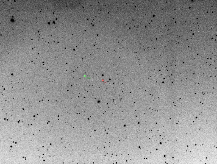 Mapka - TOI 2119.01, JD 2460096.34508
