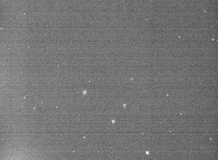 Mapka - GJ 436, JD 2460097.32395