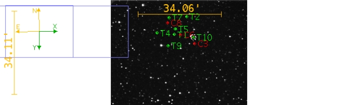 Mapka - WASP-2, JD 2460118.81340