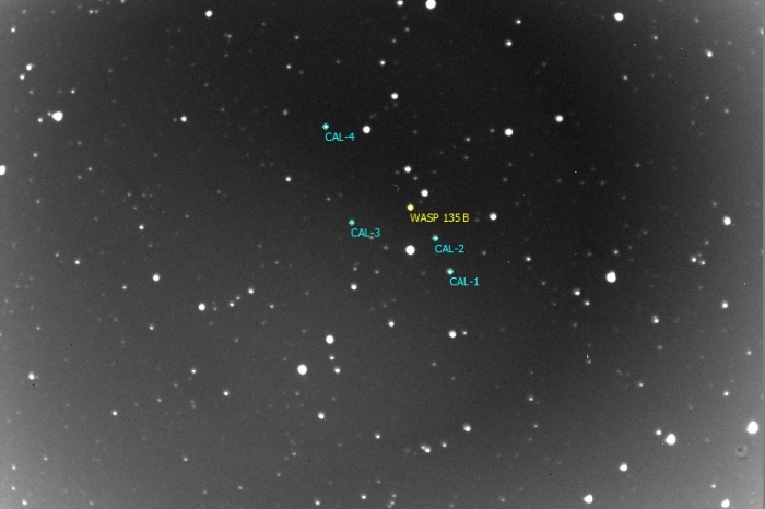 Mapka - WASP-135, JD 2460162.36302