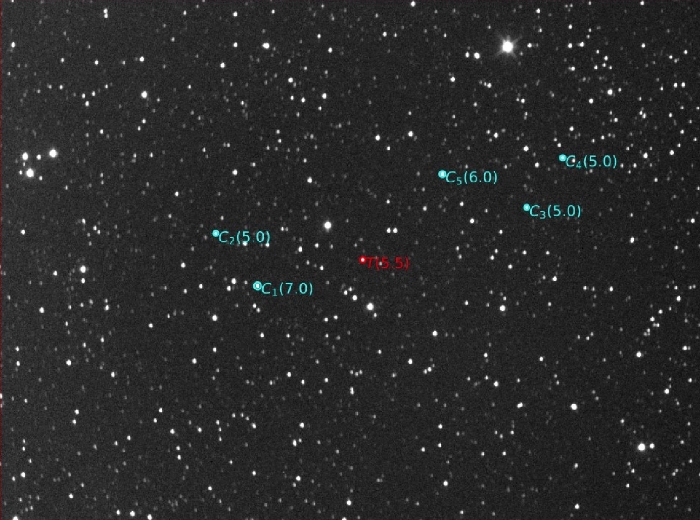 Mapka - TOI 4007.01, JD 2460169.36105
