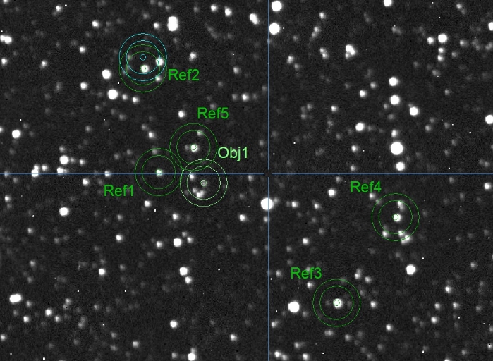 Mapka - TOI-5205, JD 2460172.35447