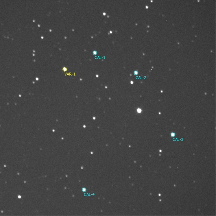 Mapka - TOI-1516, JD 2460167.42450