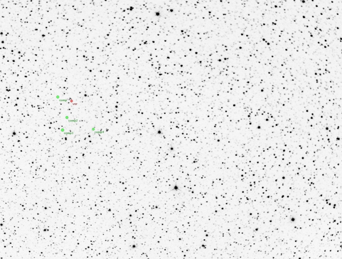 Mapka - TOI-5205, JD 2460198.29416
