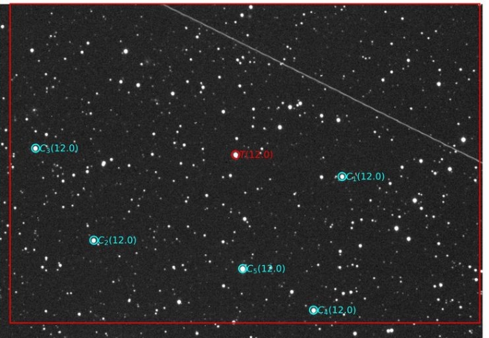 Mapka - TrES-2, JD 2460198.34632